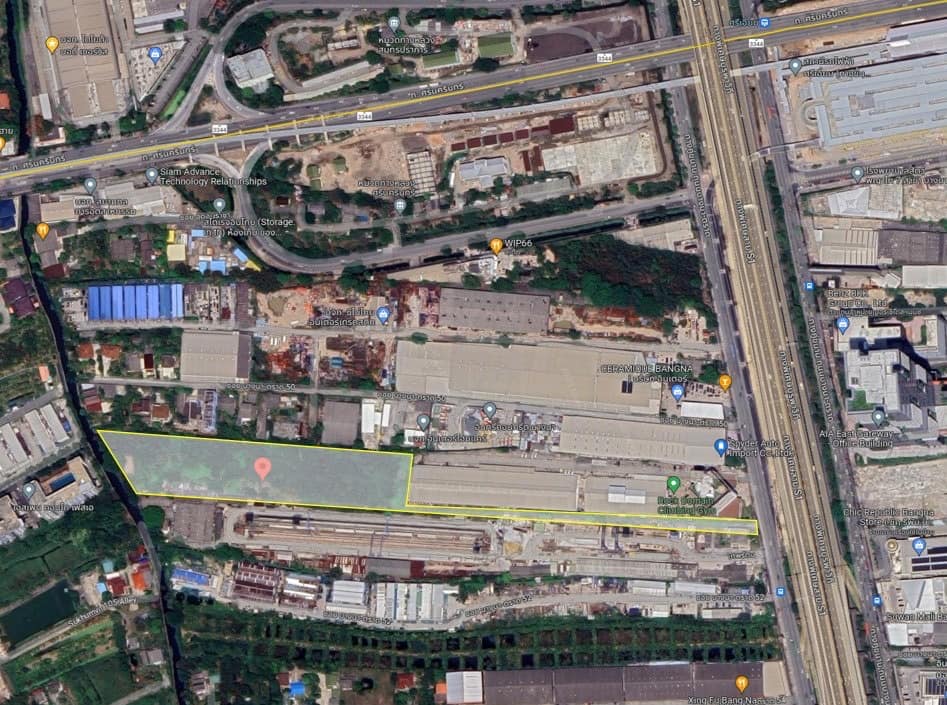 For SaleLandBangna, Bearing, Lasalle : Land for Sale located on Bangna Rd. near Mega Project like Bangkok Mall and Mega Bangna