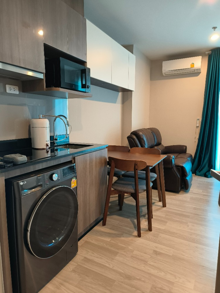 For RentCondoBangna, Bearing, Lasalle : Ideo Mobi Eastpoint, one bedroom, super good furniture, 34SQM, fully furniture
