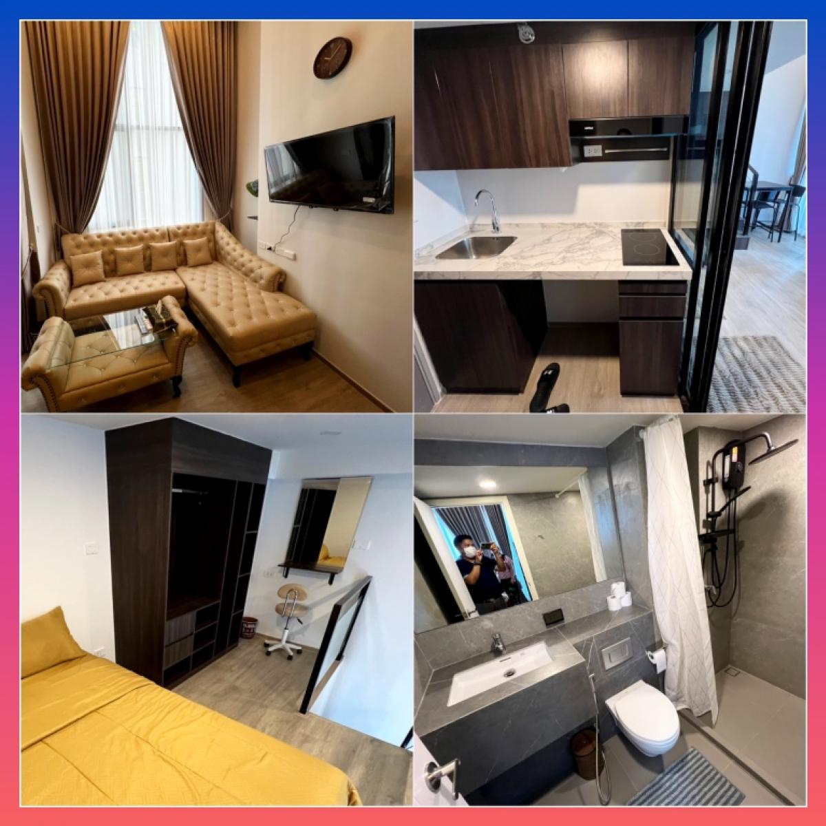For RentCondoNawamin, Ramindra : Origin Plug & Play Ramintra Origin Plato and Ram Inthra Condo for rent Duplex Room near Fashion Island Min Buri Seri Thai