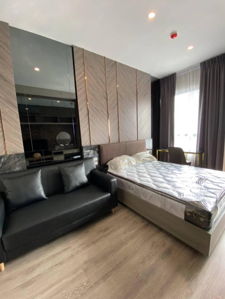 ให้เช่าคอนโดอ่อนนุช อุดมสุข : ให้เช่า Knightsbridge Prime Onnut เพดานสูง 3 เมตร ห้องโปร่ง โล่ง ทันสมัย ขนาด23ตร.ม ชั้น17 buit in จัดเต็ม เดินไฟใหม่เพิ่มปลัํกเสียบ และไฟซ่อนให้บรรยากาศโรงแรมหรู