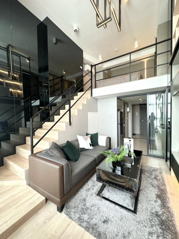 For SaleCondoRama9, Petchburi, RCA : 2 bedrooms Ideo rama9 asoke, hybrid room, 2 floors, special clear ceiling.