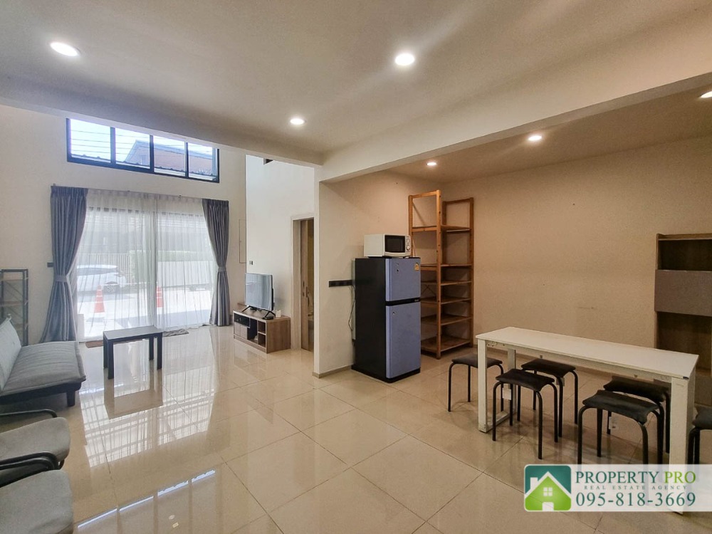 For RentTownhomePattanakan, Srinakarin : MJ24R-008 TownHome for Rent at Shizen Pattanakarn 32, 4 bedroom 22 sqw 220 sqm Fully Furnished Near Onnut, Hua Mak