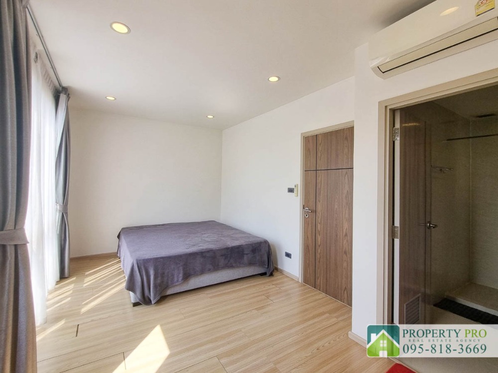 For RentTownhomePattanakan, Srinakarin : MJ24R-008 TownHome for Rent at Shizen Pattanakarn 32, 4 bedroom 22 sqw 220 sqm Fully Furnished Near Onnut, Hua Mak