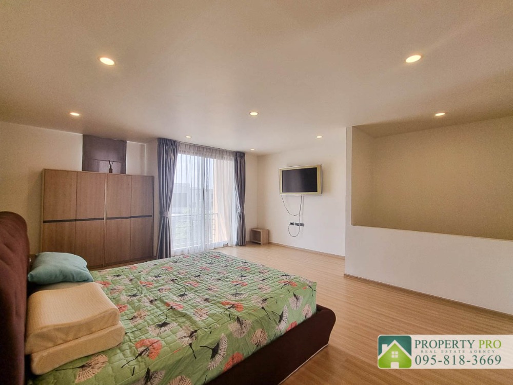 For RentTownhomePattanakan, Srinakarin : MJ24R-008 TownHome for Rent at Shizen Pattanakarn 32, 4 bedroom 22 sqw 220 sqm Fully Furnished Near Onnut, Hua Mak