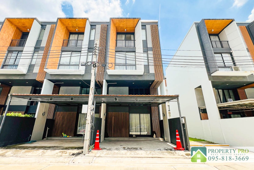 ให้เช่าทาวน์โฮมพัฒนาการ ศรีนครินทร์ : MJ24R-008 ให้เช่า บ้าน Shizen พัฒนาการ 32 ทาวน์โฮม 3 ชั้นครึ่ง 3 ห้องนอน 22 ตรว 220 ตรม หลังริม เฟอร์นิเจอร์และเครื่องใช้ไฟฟ้าครบ ใกล้ อ่อนนุช หัวหมาก