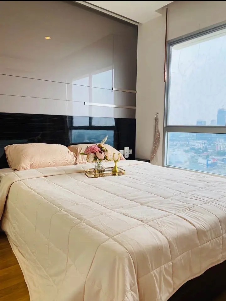 For RentCondoRama3 (Riverside),Satupadit : LPRR107 for rent Lumpini Park Riverside Rama 3, 26th floor, Building A, city view, 34 sq m., 1 bedroom, 1 bathroom, 12,500 baht. 064-878-5283
