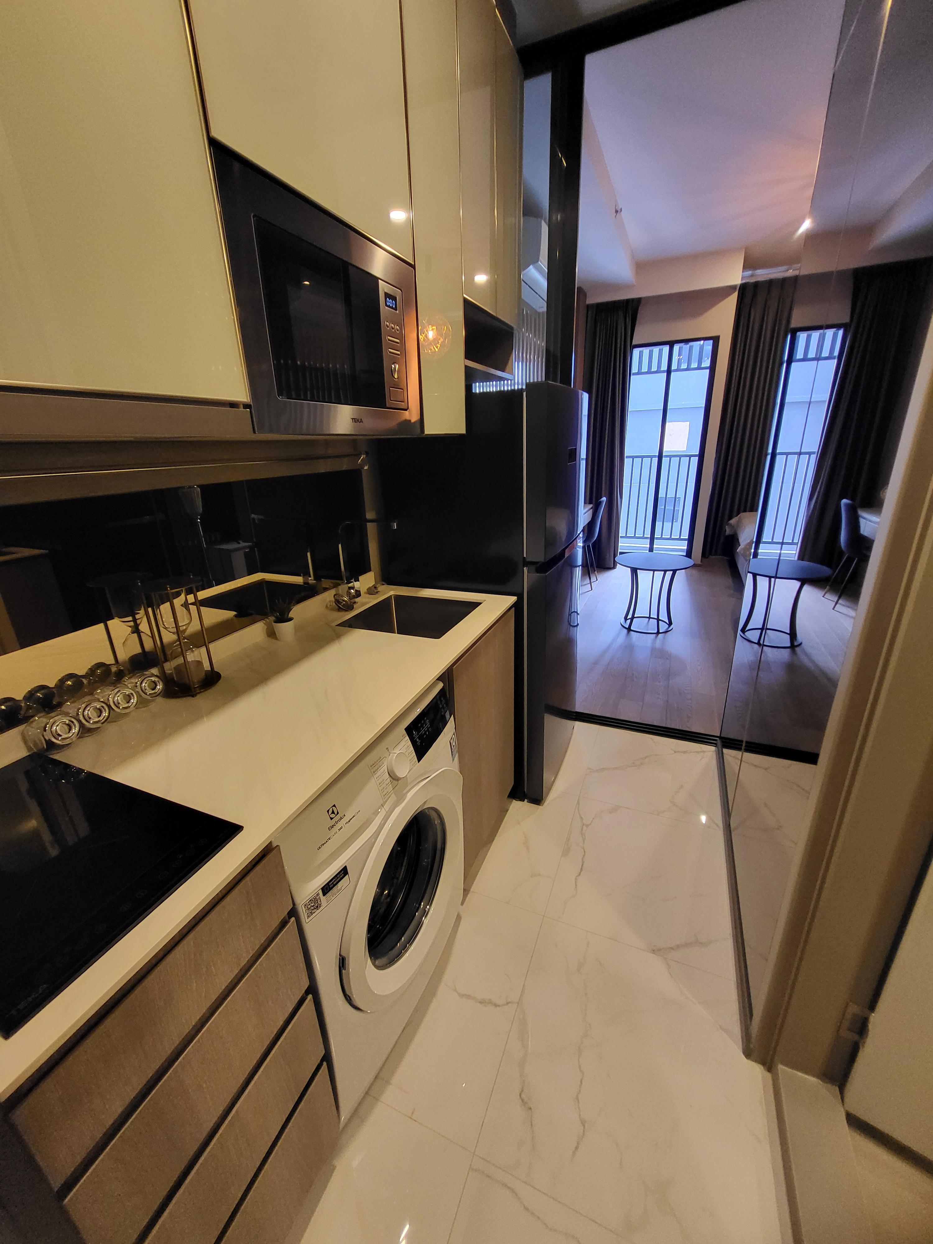 ให้เช่าคอนโดราชเทวี พญาไท : New Room Park Origin Phayathai 1bed 35 sqm Fullyfurnish 27,000-