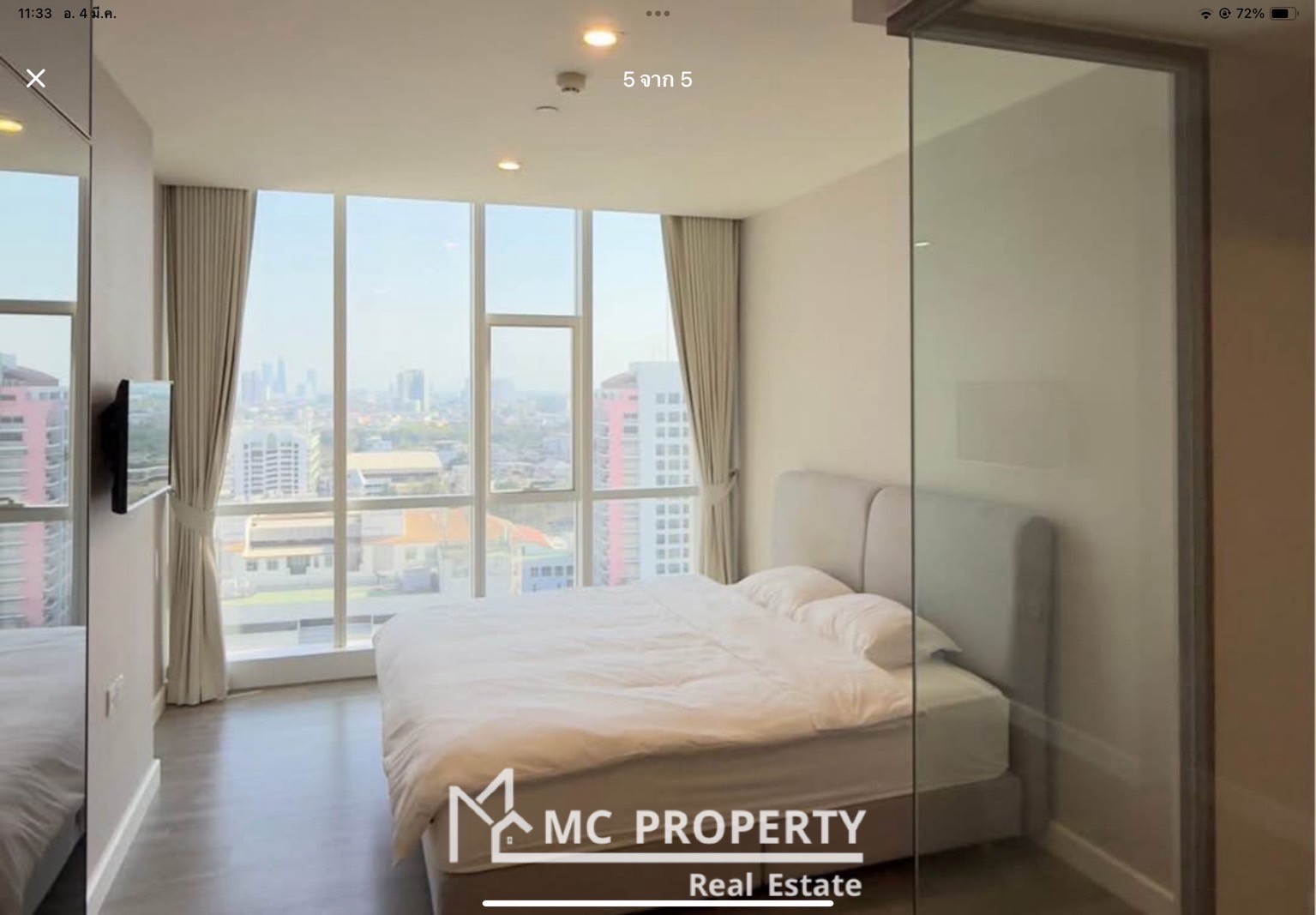 ให้เช่าคอนโดสาทร นราธิวาส : The room Sathorn Pun road 1 bedroom 46.8sqm for rent only 29,000 please contact 0816878954