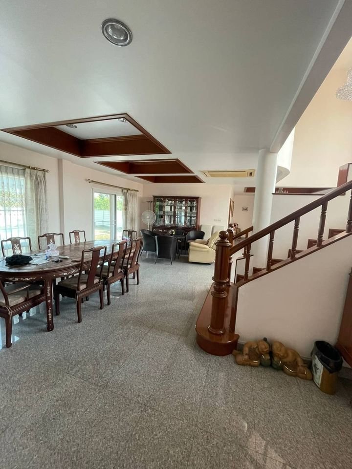For SaleHouseMin Buri, Romklao : For sale: 2-story detached house, area 362 sq m, Krisada Nakhon Village 25, Pracha Ruamjai Road 31, Sai Kong Din, Khlong Sam Wa District, Bangkok Province.