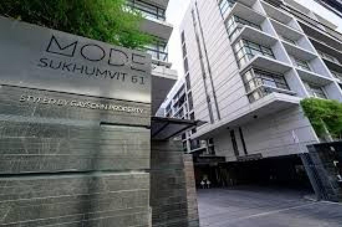 For RentCondoSukhumvit, Asoke, Thonglor : Mode Sukhumvit 61 2 bedrooms, 2 bathrooms, 78.40 sq m.