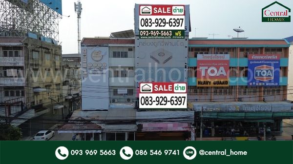 For SaleShop HouseRama 2, Bang Khun Thian : Commercial building, 2 units, 4 and a half floors, next to Rama 2 Road, good location.