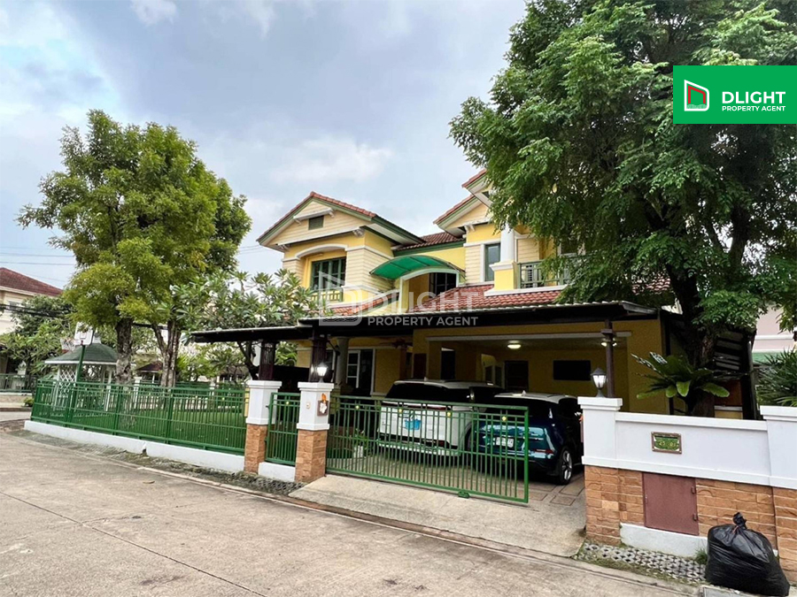 ขายบ้านพระราม 2 บางขุนเทียน : บ้านเดี่ยว นันทวัน พระราม 2 พื้นที่ 92.30 ตร.ว. 300 ตร.ม. 3 นอน 3 น้ำ ราคา 12 ล้านบาท หลังหัวมุม