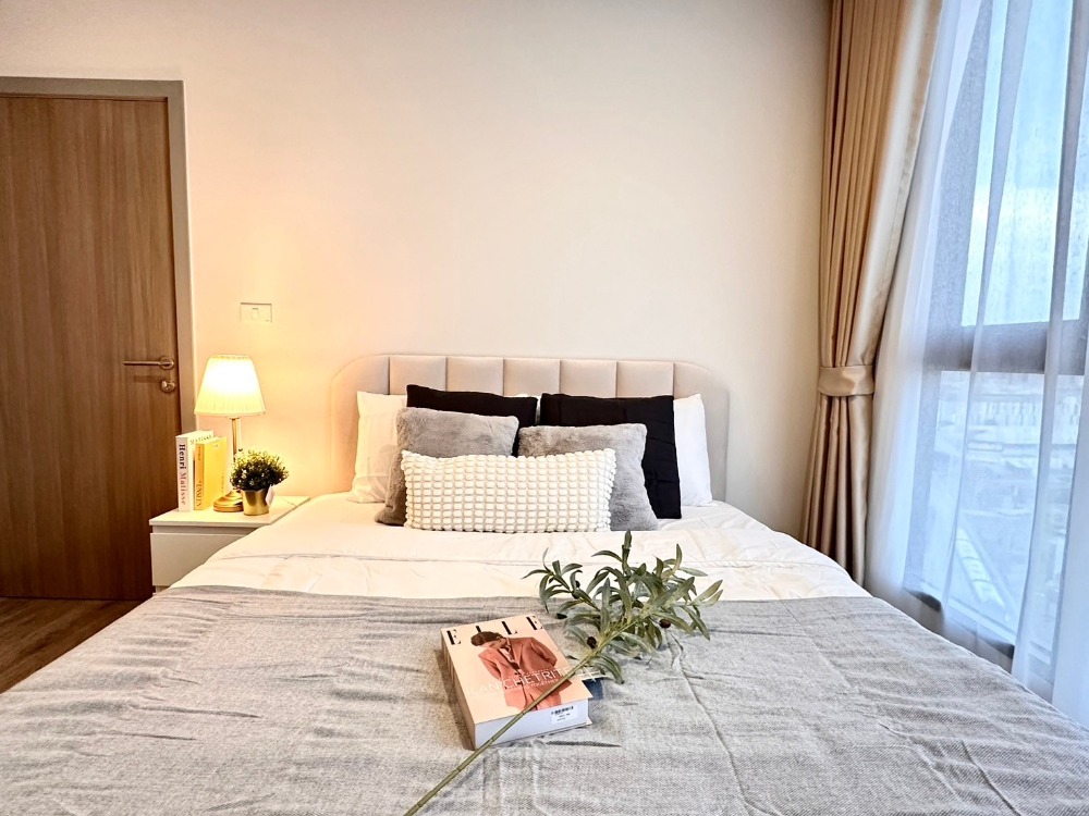 For RentCondoLadprao101, Happy Land, The Mall Bang Kapi : For rent: The Origin Bangkapi, electrical appliances + complete furniture. New room, first hand No one has rented it yet.