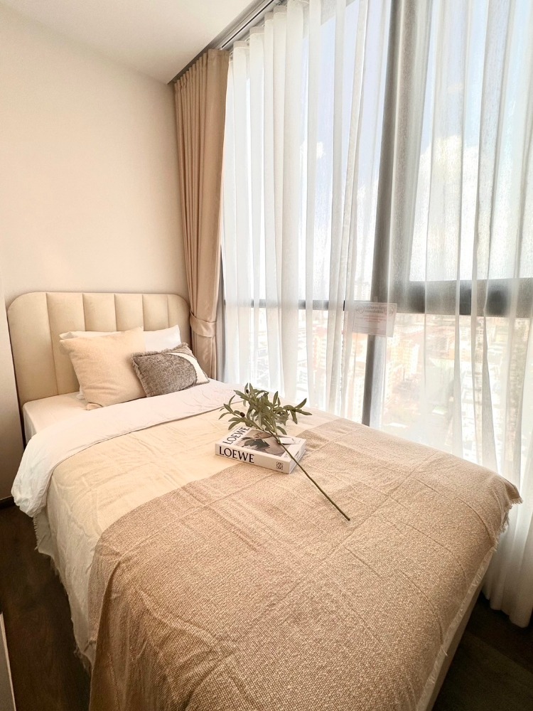 For RentCondoLadprao101, Happy Land, The Mall Bang Kapi : For rent: The Origin Bangkapi, electrical appliances + complete furniture. New room, first hand No one has rented it yet.