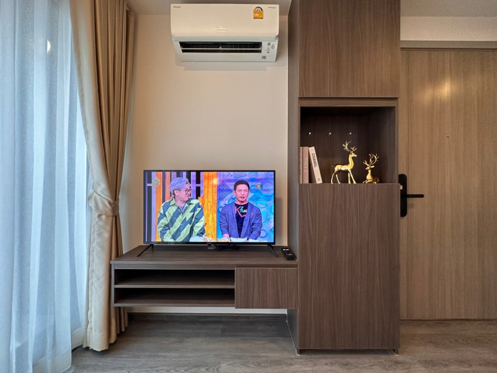 For RentCondoLadprao101, Happy Land, The Mall Bang Kapi : For rent: The Origin Bangkapi, electrical appliances + complete furniture. New room, first hand No one has rented it yet.