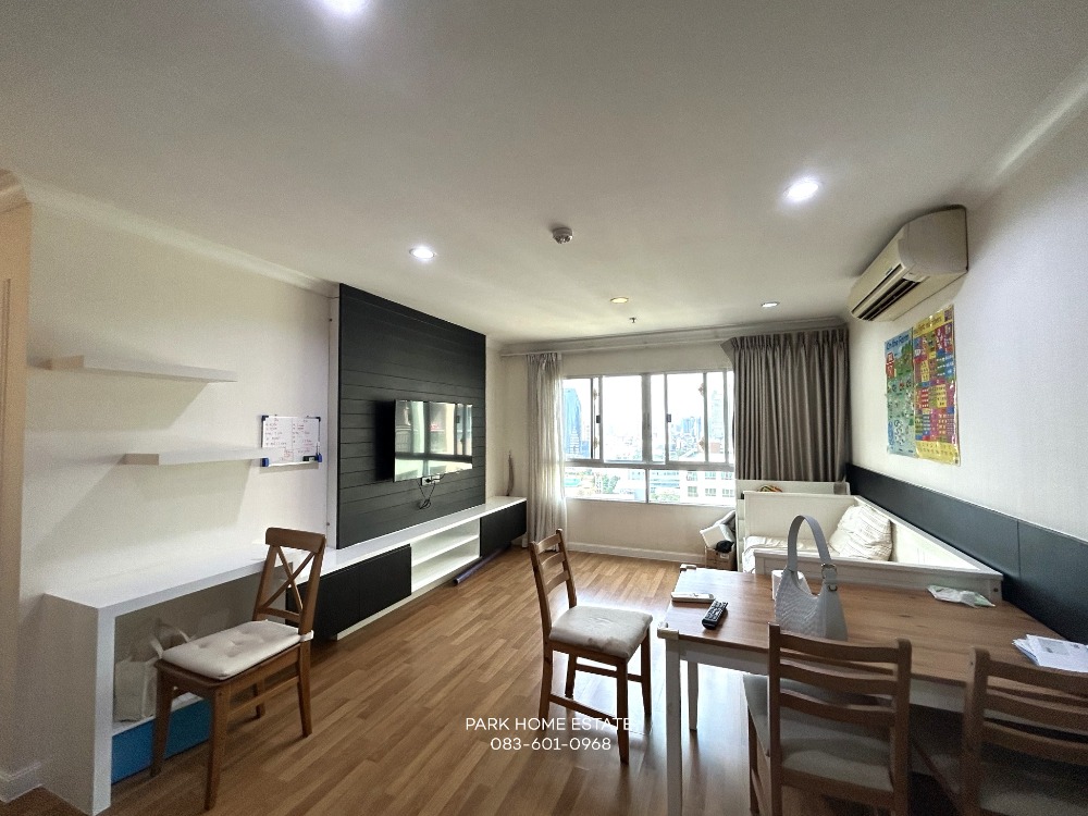 ให้เช่าคอนโดพระราม 9 เพชรบุรีตัดใหม่ RCA : Lumpini Place Rama 9 ✨ 2 ห้องนอน ชั้นสูง เครื่องใช้ไฟฟ้าครบ 📞 Line:@pukkhome (with @ )