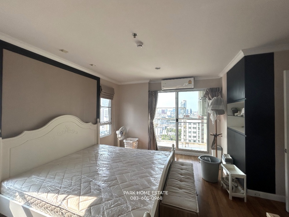 ให้เช่าคอนโดพระราม 9 เพชรบุรีตัดใหม่ RCA : Lumpini Place Rama 9 ✨ 2 ห้องนอน ชั้นสูง เครื่องใช้ไฟฟ้าครบ 📞 Line:@pukkhome (with @ )