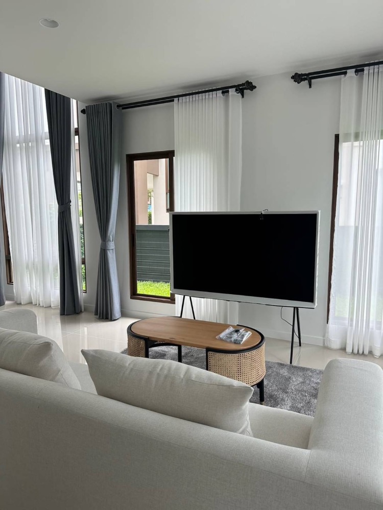 For RentHousePattanakan, Srinakarin : Single house for rent in Burasiri krungthepkreetha 3 bedrooms 0886382235