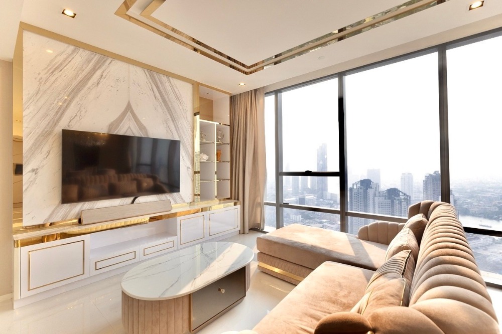 For RentCondoSathorn, Narathiwat : Condo for rent. The Bangkok Sathorn. 2 Bedrooms. size 125 sq.m. Available Now!