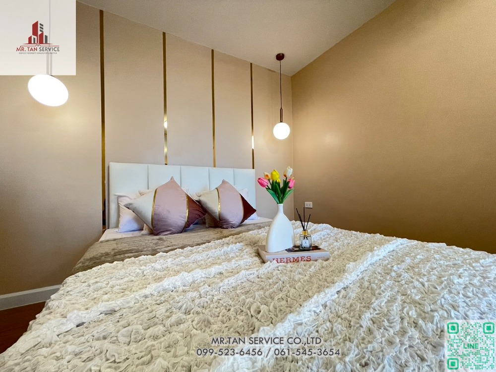 For SaleCondoPattanakan, Srinakarin : Condo for sale, Supalai Park Srinakarin, beautifully decorated, next to the BTS, ready to move in.