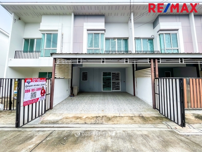 For SaleTownhomeNawamin, Ramindra : Blessville project for sale (Bless ville), Ramintra 117, area 21.9 sq m, along the Pink Line electric train. Bang Chan-Settabutbamphen Station