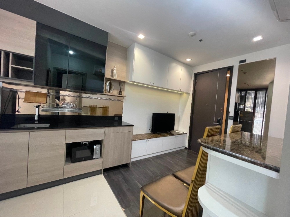 For SaleCondoRama9, Petchburi, RCA : S-LAS123 Condo for sale, The Line Asoke-Ratchada, 8th floor Size 28.5 sqm. 1 bed 1 bath 4.49M 064-959-8900