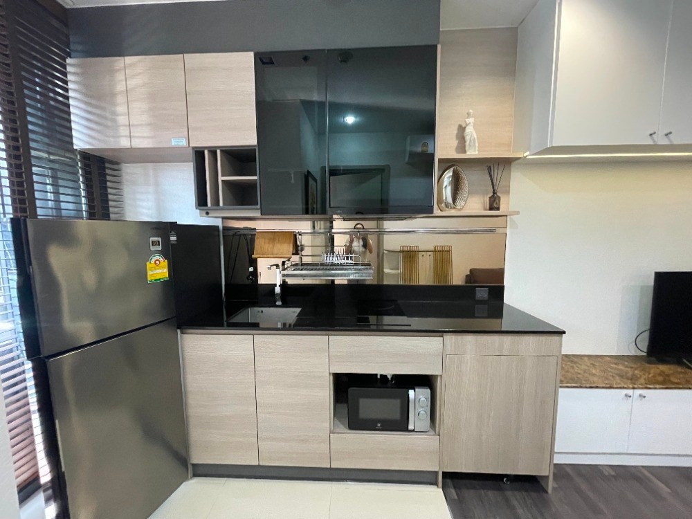 For SaleCondoRama9, Petchburi, RCA : S-LAS123 Condo for sale, The Line Asoke-Ratchada, 8th floor Size 28.5 sqm. 1 bed 1 bath 4.49M 064-959-8900