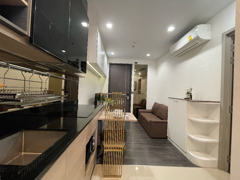 For SaleCondoRama9, Petchburi, RCA : S-LAS123 Condo for sale, The Line Asoke-Ratchada, 8th floor Size 28.5 sqm. 1 bed 1 bath 4.49M 064-959-8900