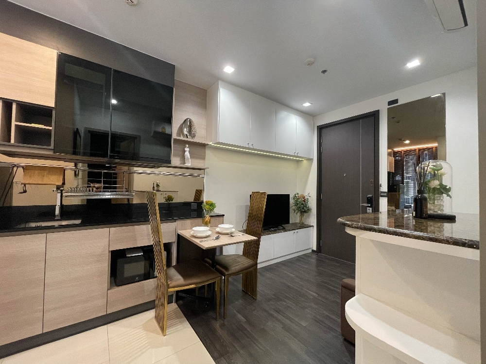 For SaleCondoRama9, Petchburi, RCA : S-LAS123 Condo for sale, The Line Asoke-Ratchada, 8th floor Size 28.5 sqm. 1 bed 1 bath 4.49M 064-959-8900