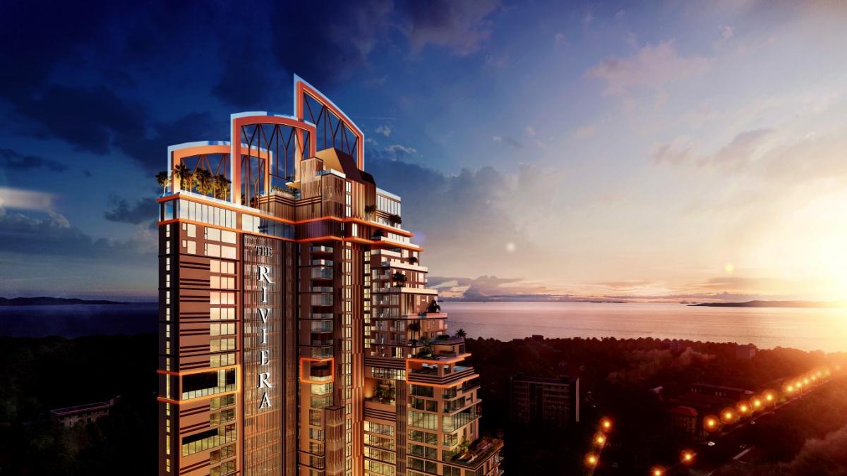 ขายดาวน์คอนโดพัทยา บางแสน ชลบุรี สัตหีบ : #ขายดาวน์เท่าทุน The Riviera Malibu แบบ 1 ห้องนอน 37 ตารางเมตร วิวเกาะล้าน ราคาพรีเซลล์