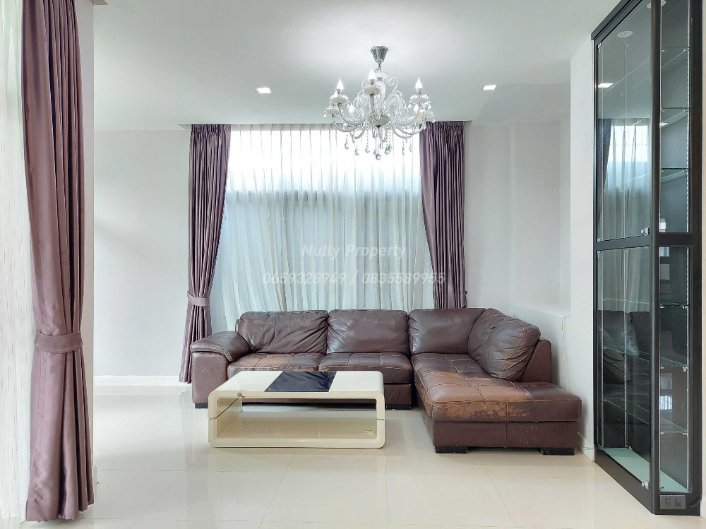 For SaleHousePattanakan, Srinakarin : Detached house, corner plot On Krungthep Kreetha Road Soi 7 from Sansiri