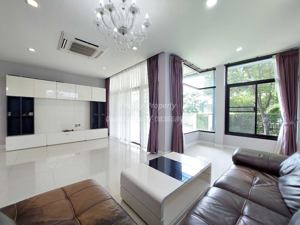 For SaleHousePattanakan, Srinakarin : Detached house, corner plot On Krungthep Kreetha Road Soi 7 from Sansiri