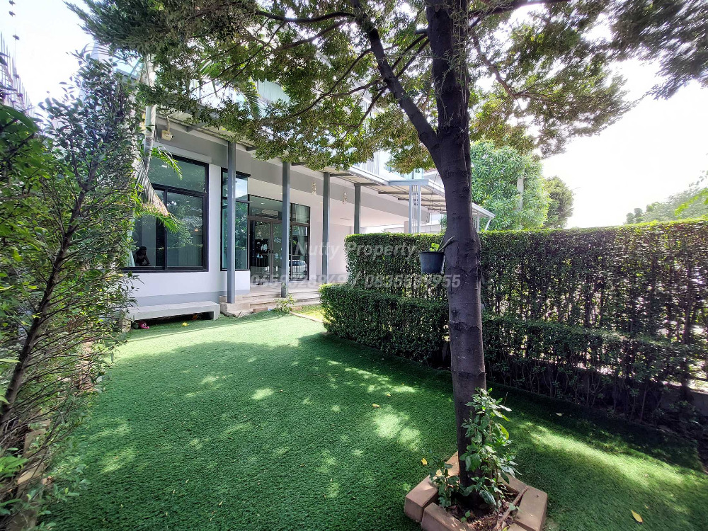 For SaleHousePattanakan, Srinakarin : Detached house, corner plot On Krungthep Kreetha Road Soi 7 from Sansiri