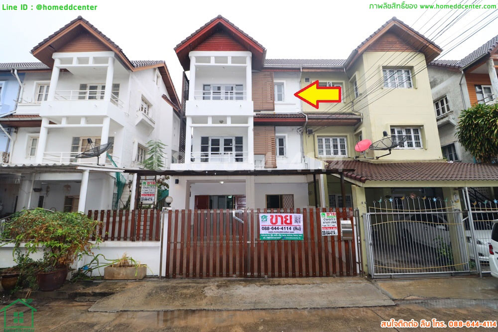 ขายบ้านแจ้งวัฒนะ เมืองทอง : ขายทาวน์โฮม 3 ชั้น (บ้านแฝด) หลังริม 39.8 วา ม.โพธิแก้ว ประชาชื่น แจ้งวัฒนะ ปากเกร็ด นนทบุรี เลียบคลองประปา ใกล้แมคโคร แจ้งวัฒนะ รถไฟฟ้าสายสีชมพู