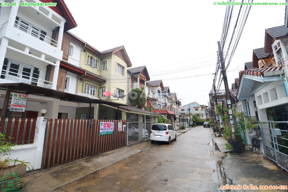 ขายบ้านแจ้งวัฒนะ เมืองทอง : ขายทาวน์โฮม 3 ชั้น (บ้านแฝด) หลังริม 39.8 วา ม.โพธิแก้ว ประชาชื่น แจ้งวัฒนะ ปากเกร็ด นนทบุรี เลียบคลองประปา ใกล้แมคโคร แจ้งวัฒนะ รถไฟฟ้าสายสีชมพู