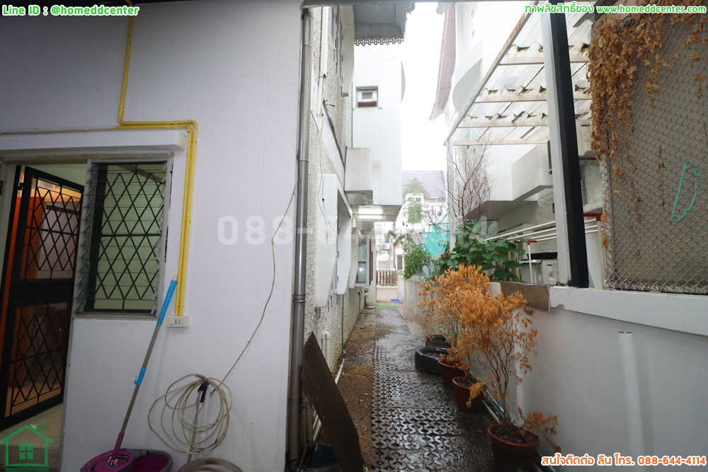 ขายบ้านแจ้งวัฒนะ เมืองทอง : ขายทาวน์โฮม 3 ชั้น (บ้านแฝด) หลังริม 39.8 วา ม.โพธิแก้ว ประชาชื่น แจ้งวัฒนะ ปากเกร็ด นนทบุรี เลียบคลองประปา ใกล้แมคโคร แจ้งวัฒนะ รถไฟฟ้าสายสีชมพู