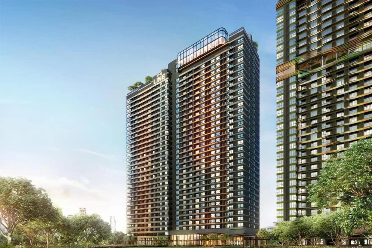 Sale DownCondoLadprao, Central Ladprao : TH: 𝐓𝐇𝐄 𝐋𝐈𝐍𝐄 𝐕𝐈𝐁𝐄 The Line Vibe, this price is real, hurry, beautiful unit, good price, only 1 room with furniture, make an appointment to view 0647944263