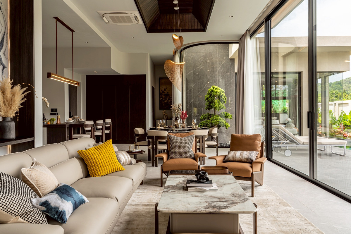 For SaleHousePhuket : New project off plan sales 7 luxury pool villa in Nai Harn, Rawai Phuket.