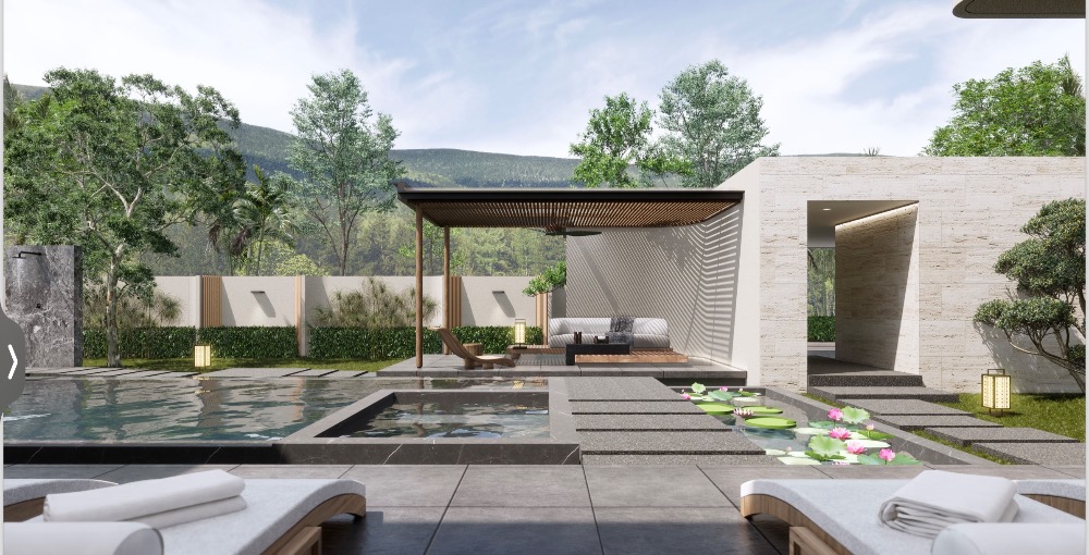 For SaleHousePhuket : New project off plan sales 7 luxury pool villa in Nai Harn, Rawai Phuket.