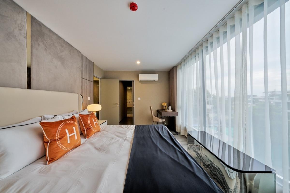 For SaleCondoSukhumvit, Asoke, Thonglor : IDO MOON HOUSE 2 Bed 2 Bat 53 sq m. Corner room, pool and garden view, Rare Item, transfer room, first hand from Ananda, new room, first hand, free down payment 0 baht