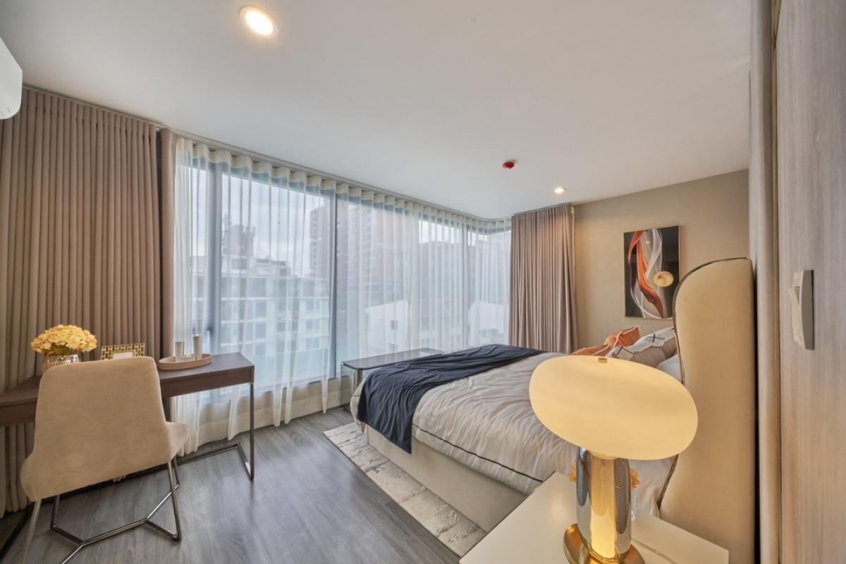 For SaleCondoSukhumvit, Asoke, Thonglor : IDO MOON HOUSE 2 Bed 2 Bat 53 sq m. Corner room, pool and garden view, Rare Item, transfer room, first hand from Ananda, new room, first hand, free down payment 0 baht