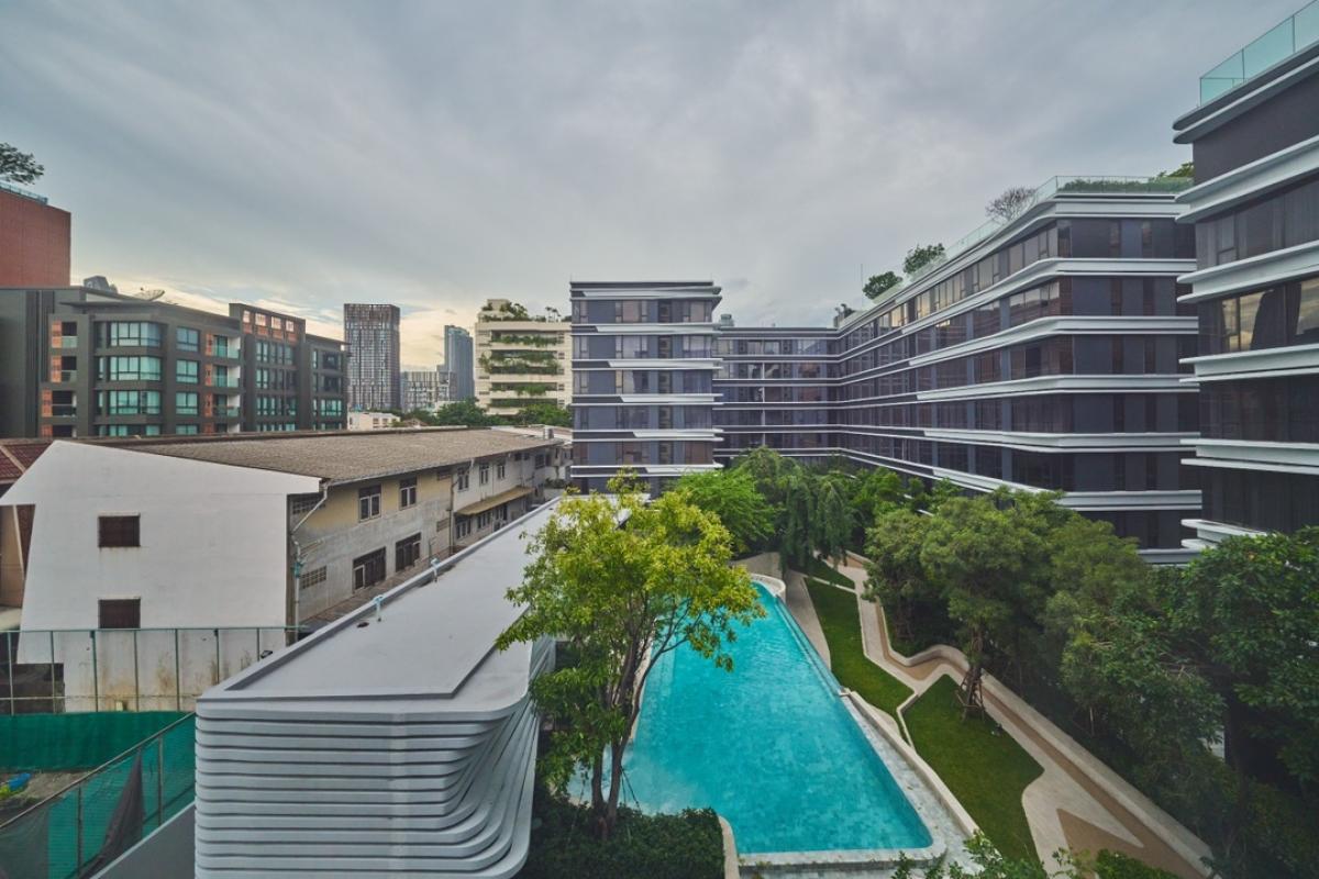 For SaleCondoSukhumvit, Asoke, Thonglor : IDO MOON HOUSE 2 Bed 2 Bat 53 sq m. Corner room, pool and garden view, Rare Item, transfer room, first hand from Ananda, new room, first hand, free down payment 0 baht