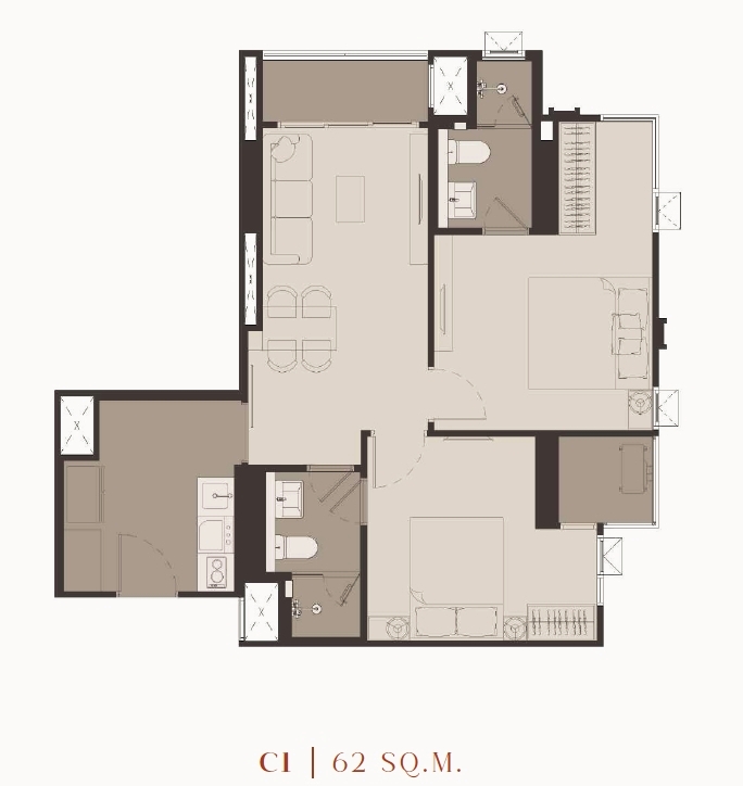 ขายดาวน์คอนโดวงเวียนใหญ่ เจริญนคร : Rhythm เจริญนคร ห้องหายาก 2 ห้องนอน โครงการขายหมดแล้ว มีให้เลือกหลายชั้น เข้ามาดูกันเลยครับ