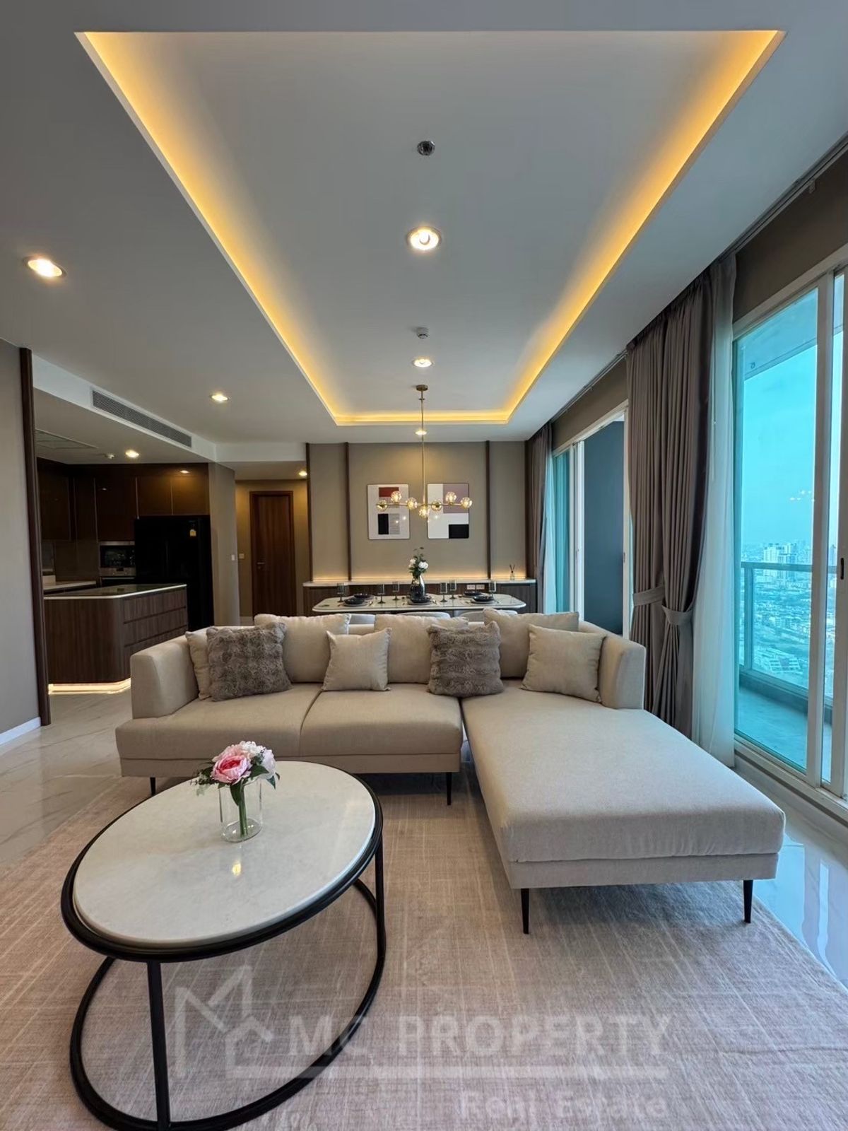 ให้เช่าคอนโดสาทร นราธิวาส : Menam Residences Condominium 2 bedroom 100 sqm for rent only 65,000 please contact 0816878954