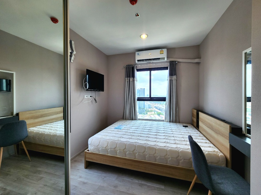 For RentCondoNonthaburi, Bang Yai, Bangbuathong : Status as shown in the cover photo**Room available. Newly renovated** For rent, Plum Condo Central Station Phase 2, new condition, beautiful view, if you want to stay, talk to us. *There is a washing machine SN490.64.819