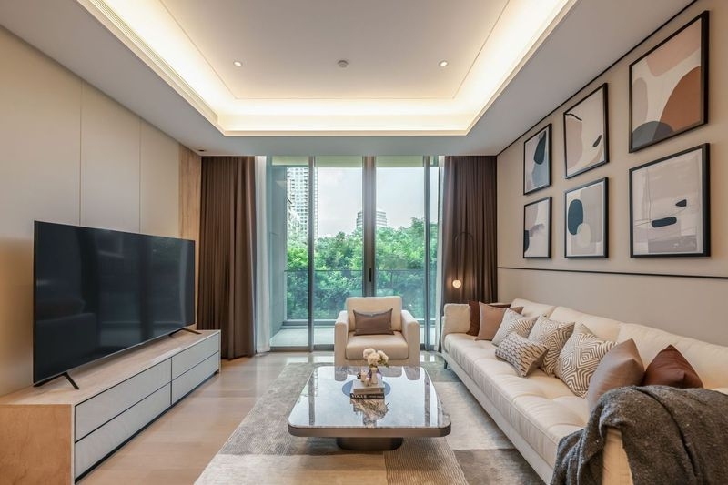 For SaleCondoWitthayu, Chidlom, Langsuan, Ploenchit : S-BSTL103 Condo for sale, Baan Sindhorn 2nd floor Size 122 sqm. 2 Bed 2 Bath 31 Million 064-959-8900