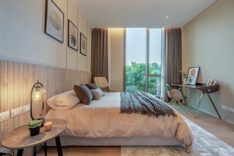 For SaleCondoWitthayu, Chidlom, Langsuan, Ploenchit : S-BSTL103 Condo for sale, Baan Sindhorn 2nd floor Size 122 sqm. 2 Bed 2 Bath 31 Million 064-959-8900