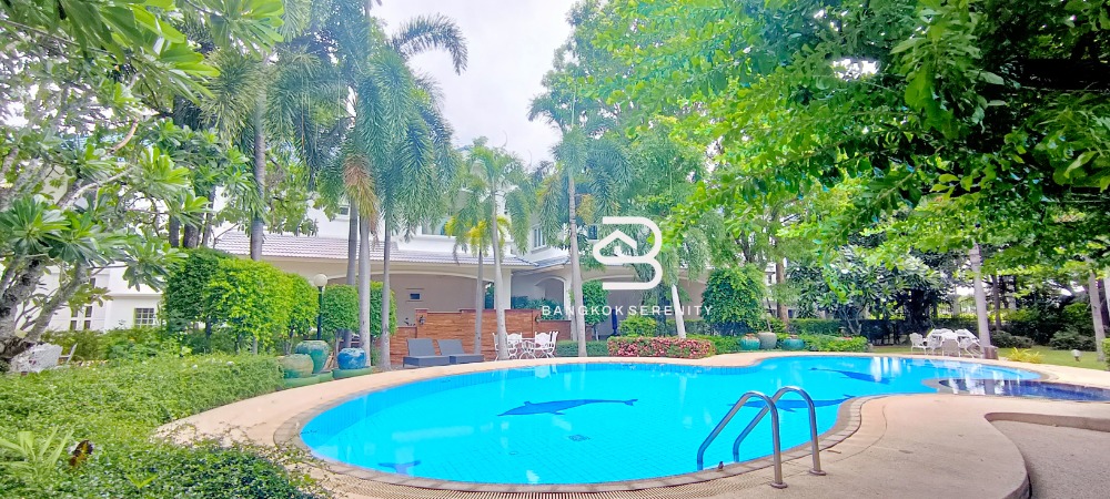 ให้เช่าบ้านบางนา แบริ่ง ลาซาล : ให้เช่าบ้านพร้อมสระว่ายน้ำส่วนตัวที่ Lakeside Villa 2 บางนา