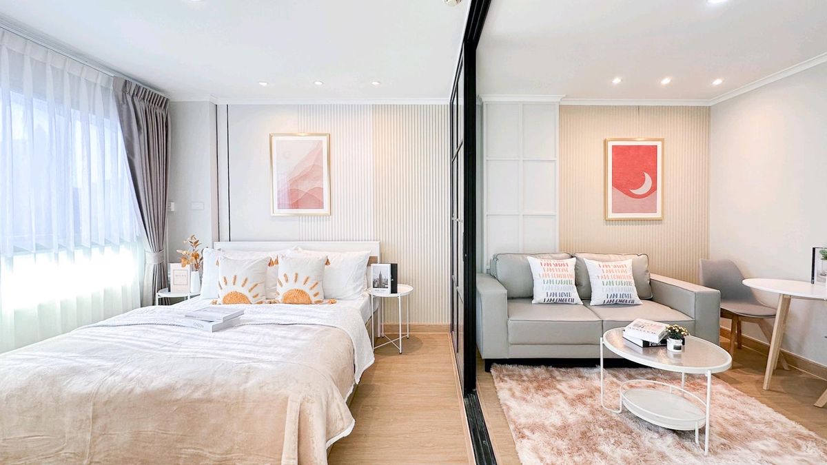 For SaleCondoRamkhamhaeng, Hua Mak : 📍📍😍😍In the heart of the public work area, super good location, super good price😍😍📍📍