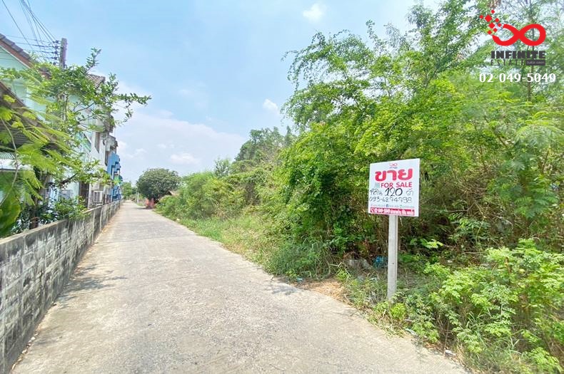 For SaleLandPathum Thani,Rangsit, Thammasat : Empty land for sale Green Garden Home Village, Khlong 11, 120 square wah, Rangsit-Nakhon Nayok Road, Pathum Thani